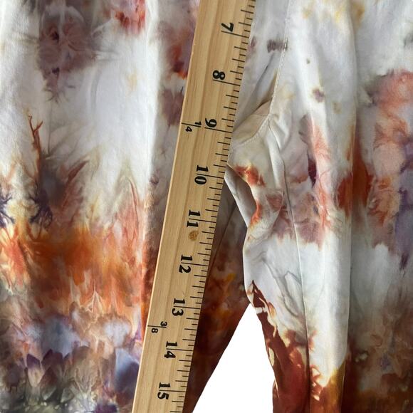 GAP Women's Size 6 W 28 Tie Dye Summer Girlfriend Khaki Crop Pants‎ - Picture 9 of 10